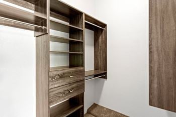 Oversized closets in every room